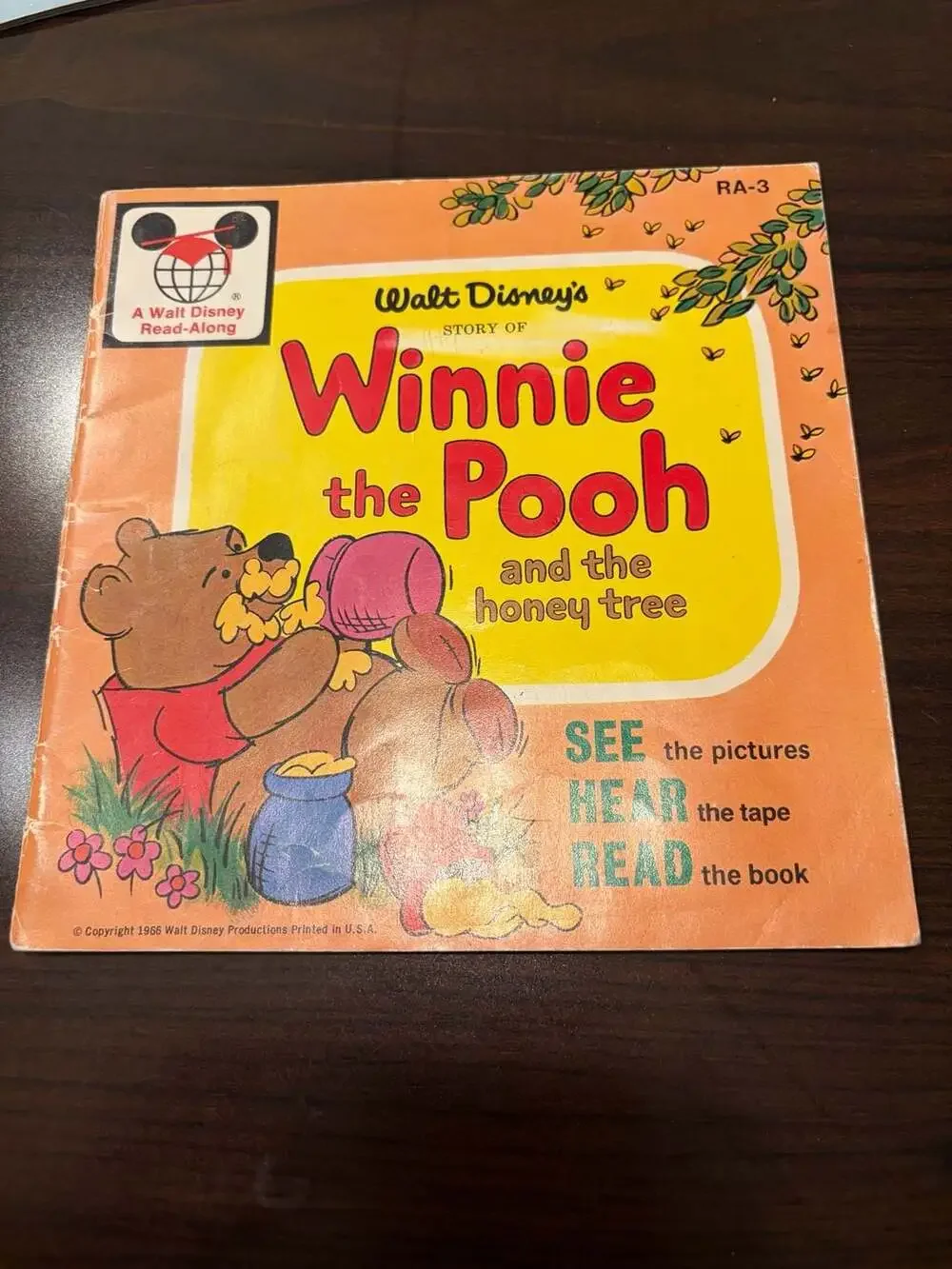 Set of 6 Vintage Walt Disney Read-Along Books